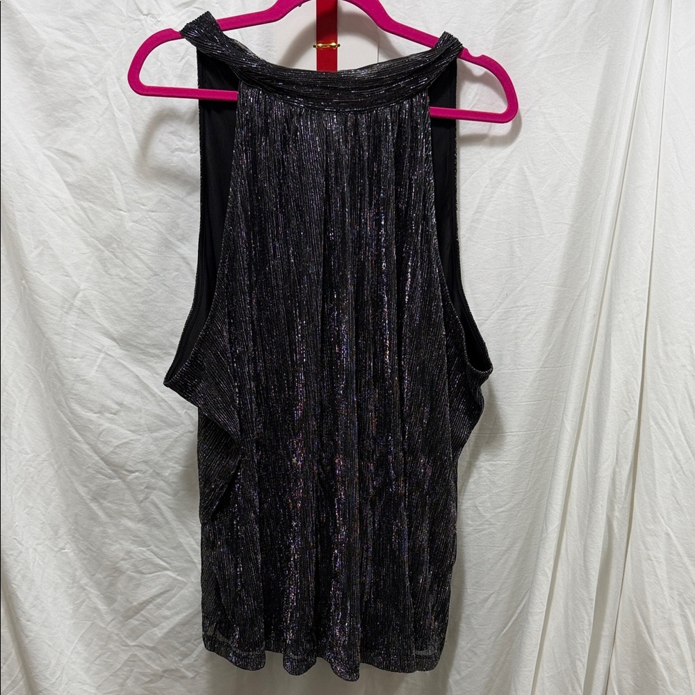 Nine West Black and Silver Women's Top